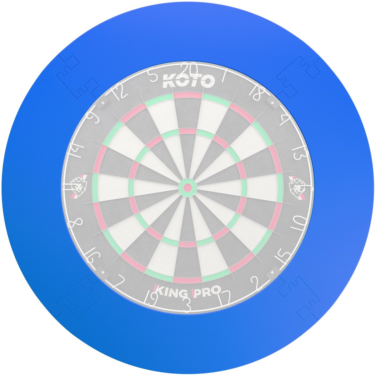 KOTO - 4PCS. Dart Surround Blauw - Dartbord Surround Ring - Economisch & Duurzaam - Beschermd Muren & Dartpunten