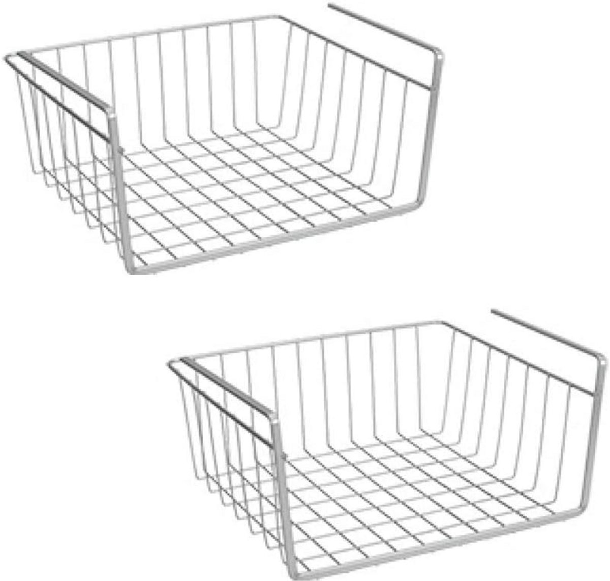 Kanguro kastmand 30 cm zilver - Ruimtebesparende opberging