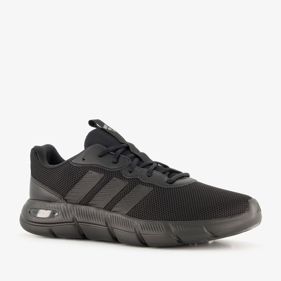 Adidas Cloudfoam Flex Wide Fit heren sneakers zwart - Maat 47 1/3 - Uitneembare zool