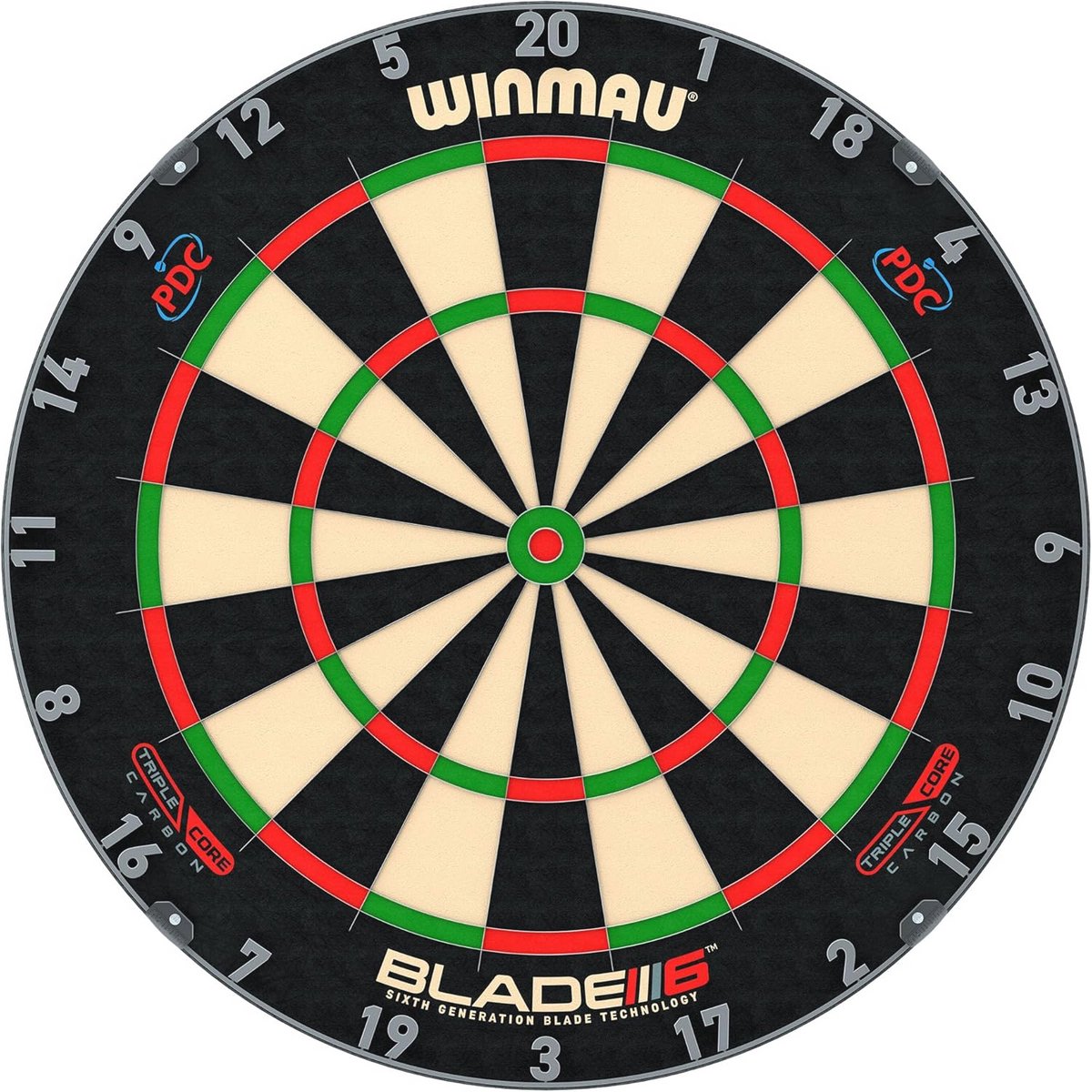 Professionele Carbon Dartboard met Triple Core Technologie voor Ultime Scoring