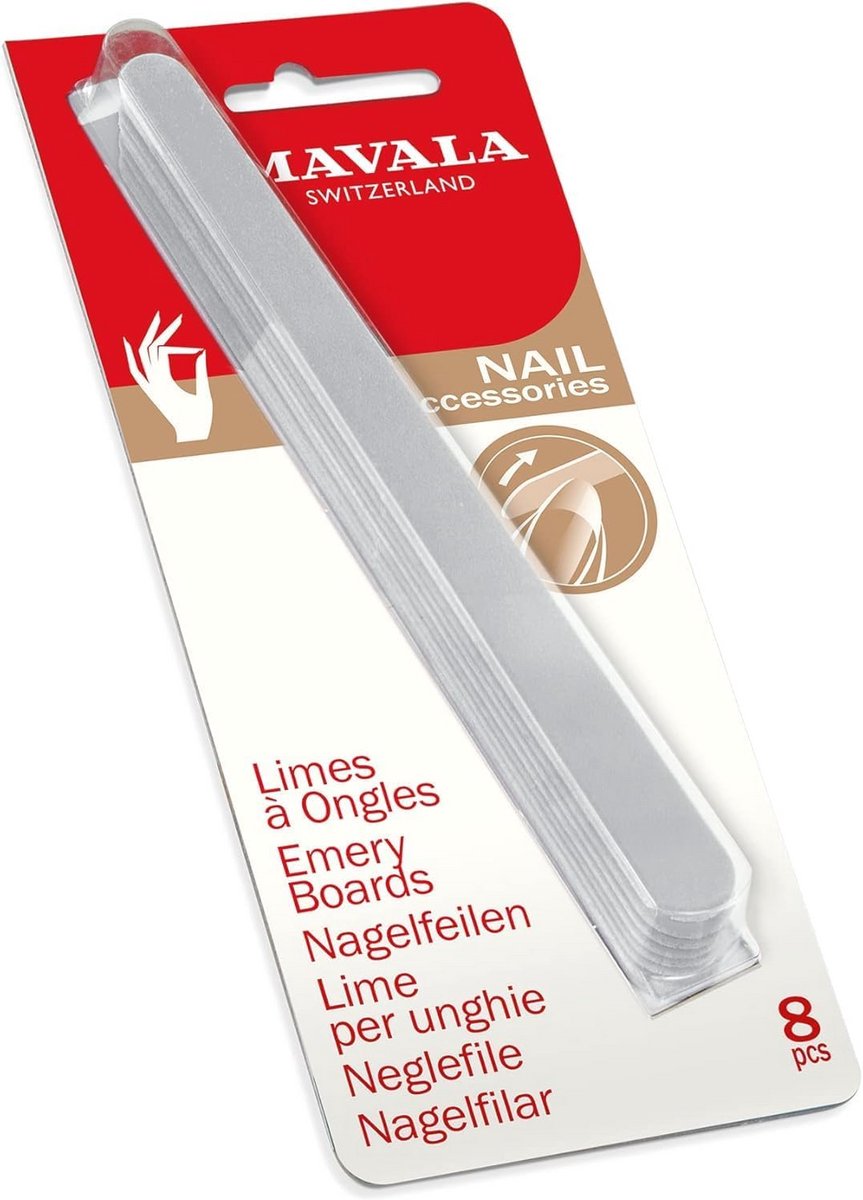 Zandblad Nagelvijlen - 8 Stuks voor Gevoelige Nagels