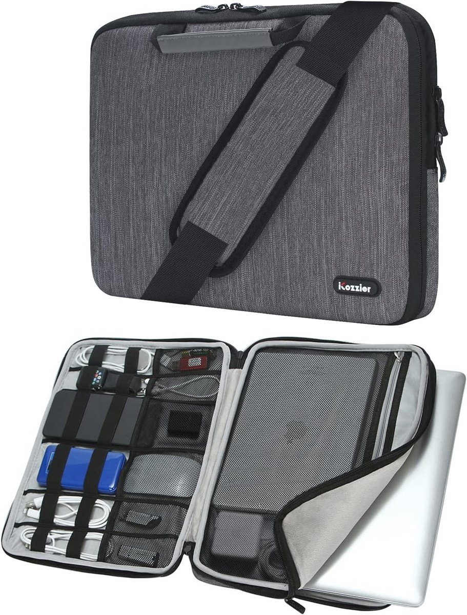 Laptoptas 13-13.3 Inch met Schouderband - Grijs