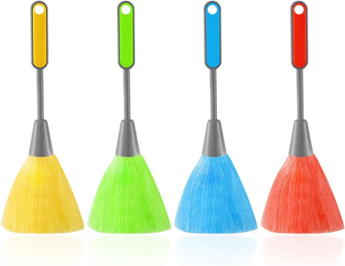 Mini Duster & Keyboard Cleaning Brush – Set van 4
