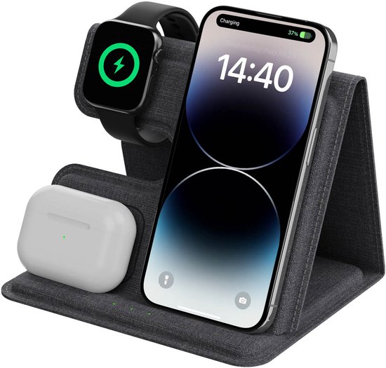 imoshion 3-in-1 Opvouwbare Draadloze Oplader