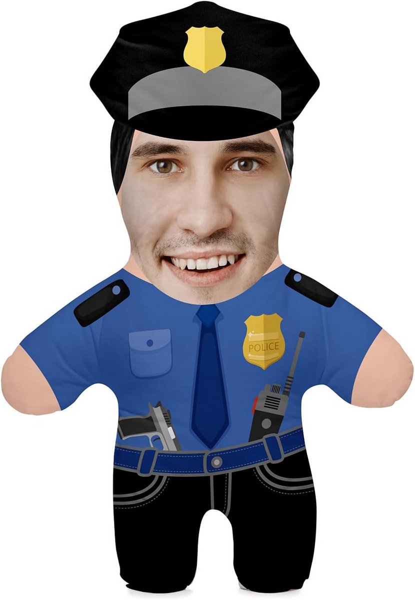 Gepersonaliseerd Fotokussen met Eigen Gezicht - Uniek Grappig Cadeau voor Verjaardag