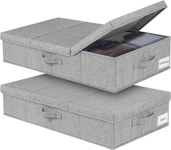 Opbergcontainers Voor Onder Het Bed - Organiseer Je Ruimte Met Opvouwbare Opbergzakken En Kastorganisatoren