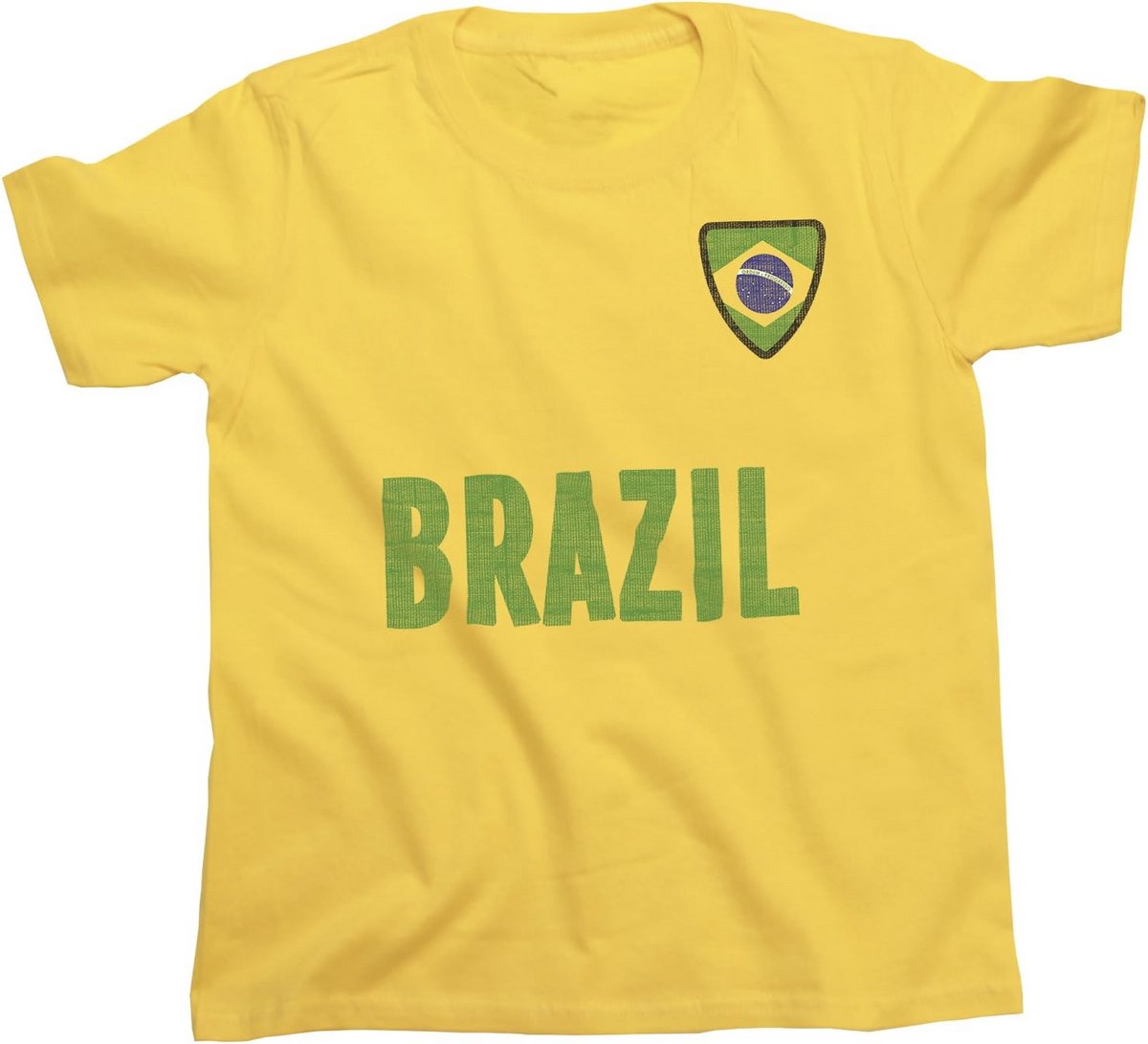 Brazilië 2022 Voetbal Fan Shirt voor Heren, Dames en Kinderen