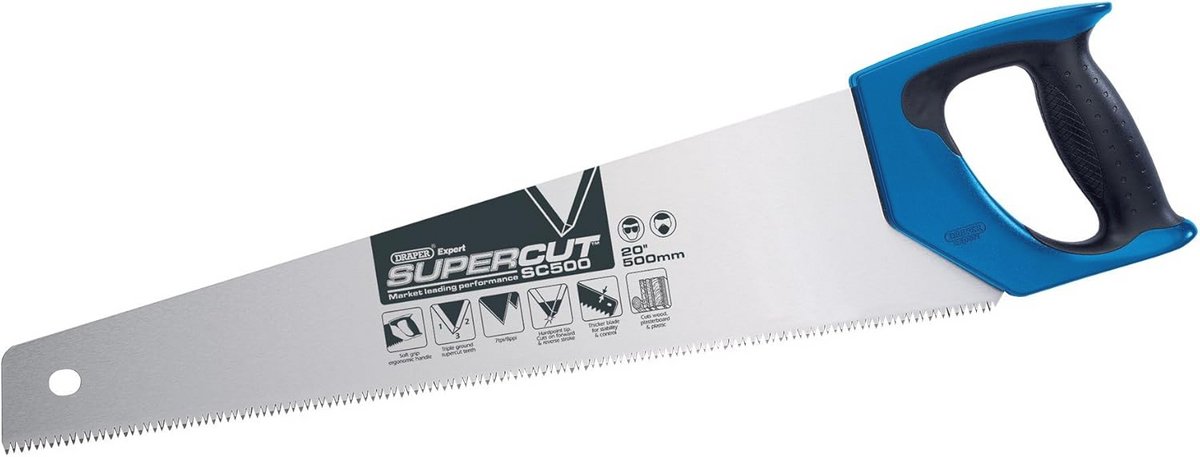 Expert Supercut Hardpoint Handzaag 500 mm met Zachte Grip