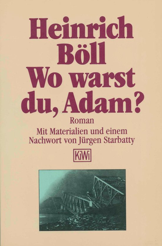 Wo warst du Adam - cover