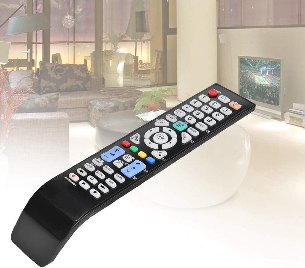 Allecta - Zwart Afstandsbediening voor TV - Geschikt voor LED LCD HDTV - Universele Afstandsbediening voor 00937A 00936A 00860A