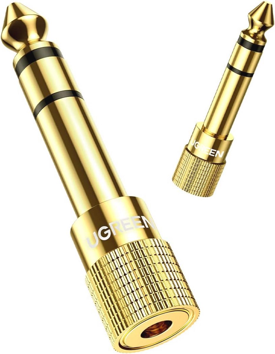 Audio Jack Adapter van 6.35mm naar 3.5mm - 2 stuks