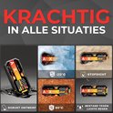 Démarreur robuste, étanche à la poussière et aux éclaboussures, fonctionne de -20°C à 60°C.