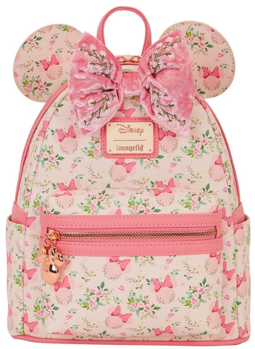 Disney Loungefly Mini Backpack Minnie Mouse Floral