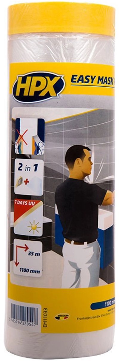 HPX easy mask afdekfolie washipapier - 2,70 m x 20 m