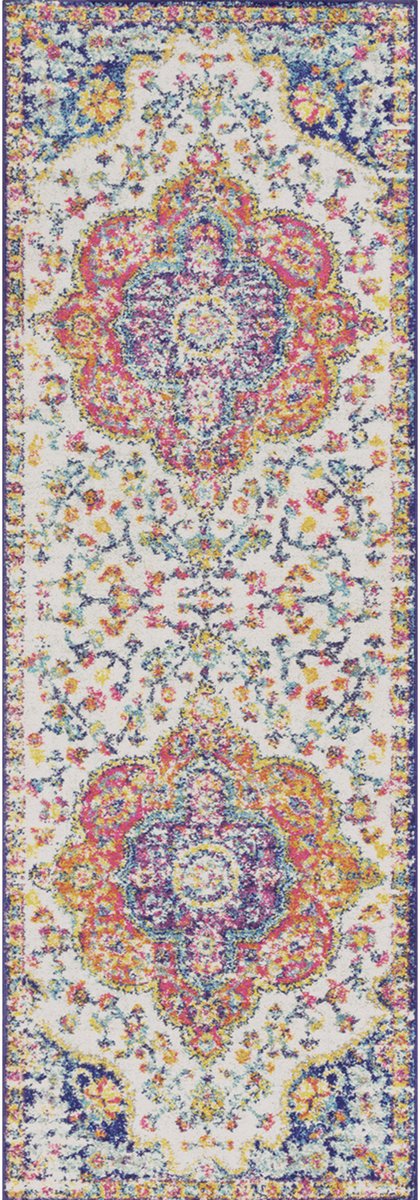SURYA Julia vloerkleed vintage oosters roze