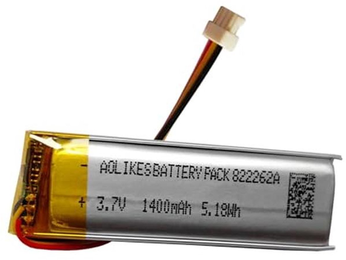 1400 mAh Batterijvervanging voor Bluetooth Communicatiesystemen en Camera's