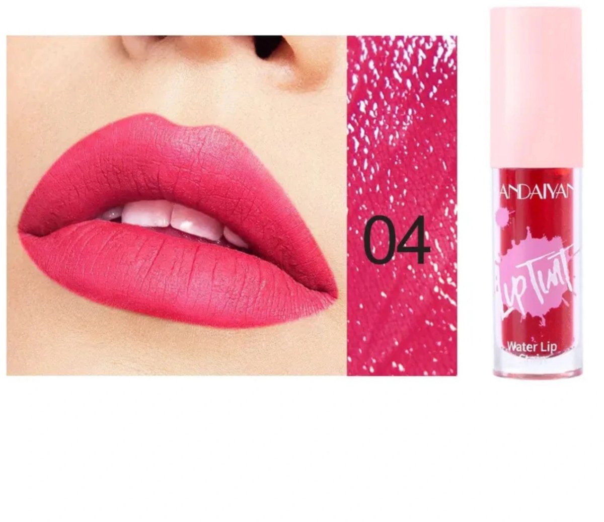 2in1 Waterproof Liquid Lip Hot Pink 04 - 5ml