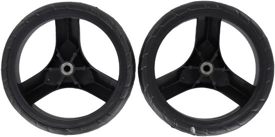 Vervangende wielen voor winkelwagens - 2 stuks van 170 mm met verbeterde stabiliteit en manoeuvreerbaarheid van Merkloos	 — afbeelding 5