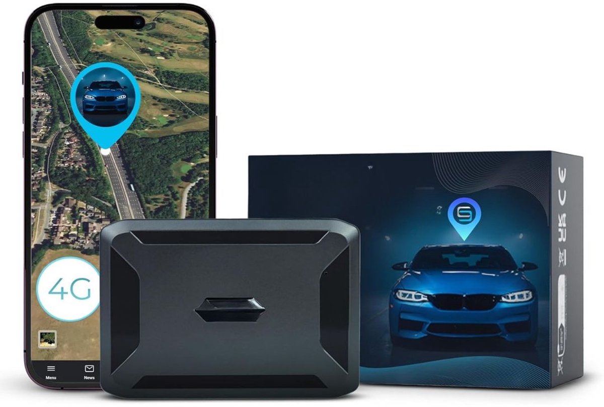 Quvo® GPS Tracker fiets - GPS Tracker - GPS Trackers - Zwart - 11cm x 8cm x 3cm