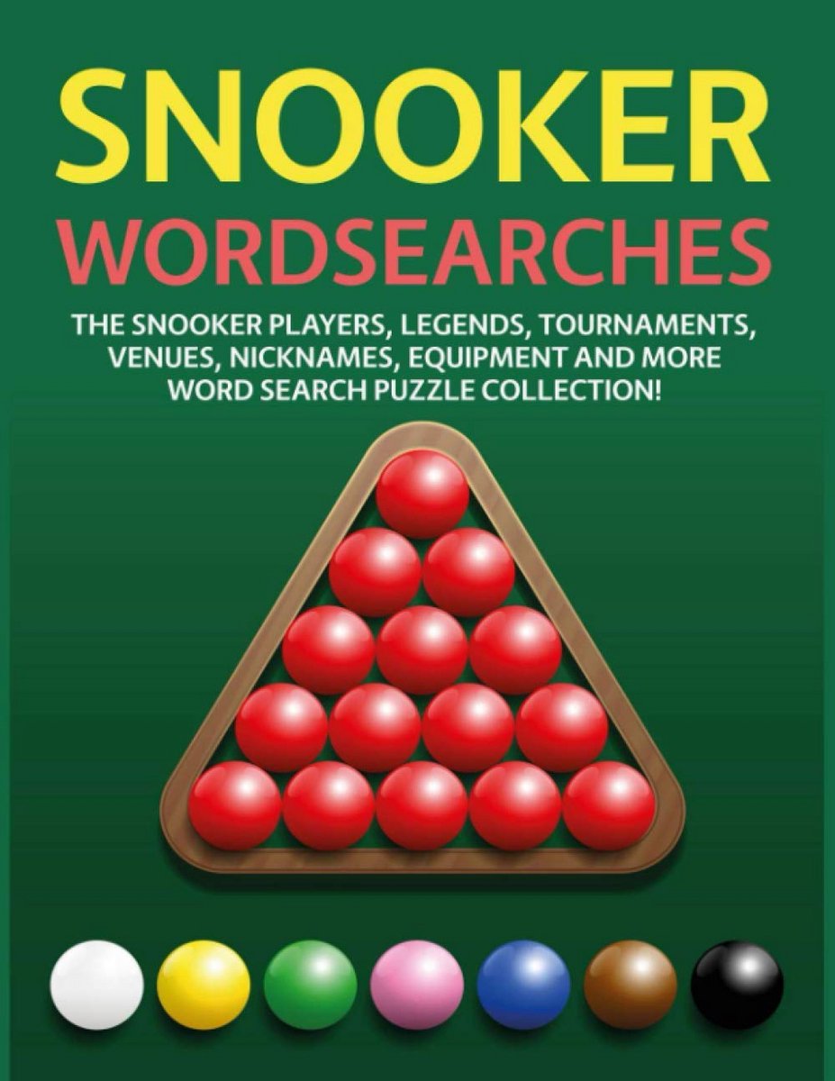 Wordsearches voor Snookerliefhebbers: Spelers, Legends, Toernooien, Locaties en Meer!