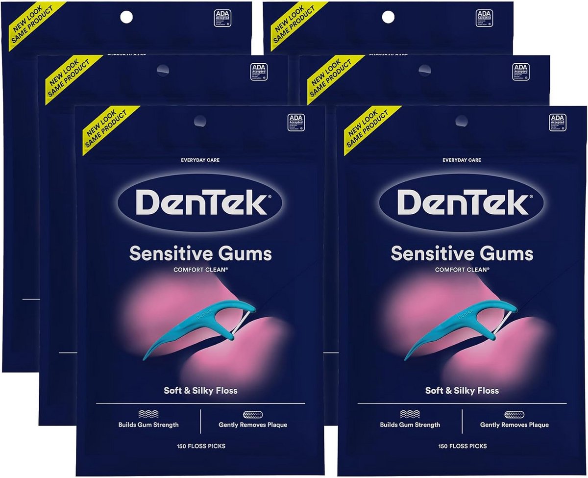 Zijdeachtige Lintfloss Picks - 150 Stuks voor Effectieve Verwijdering van Voedsel en Plaque
