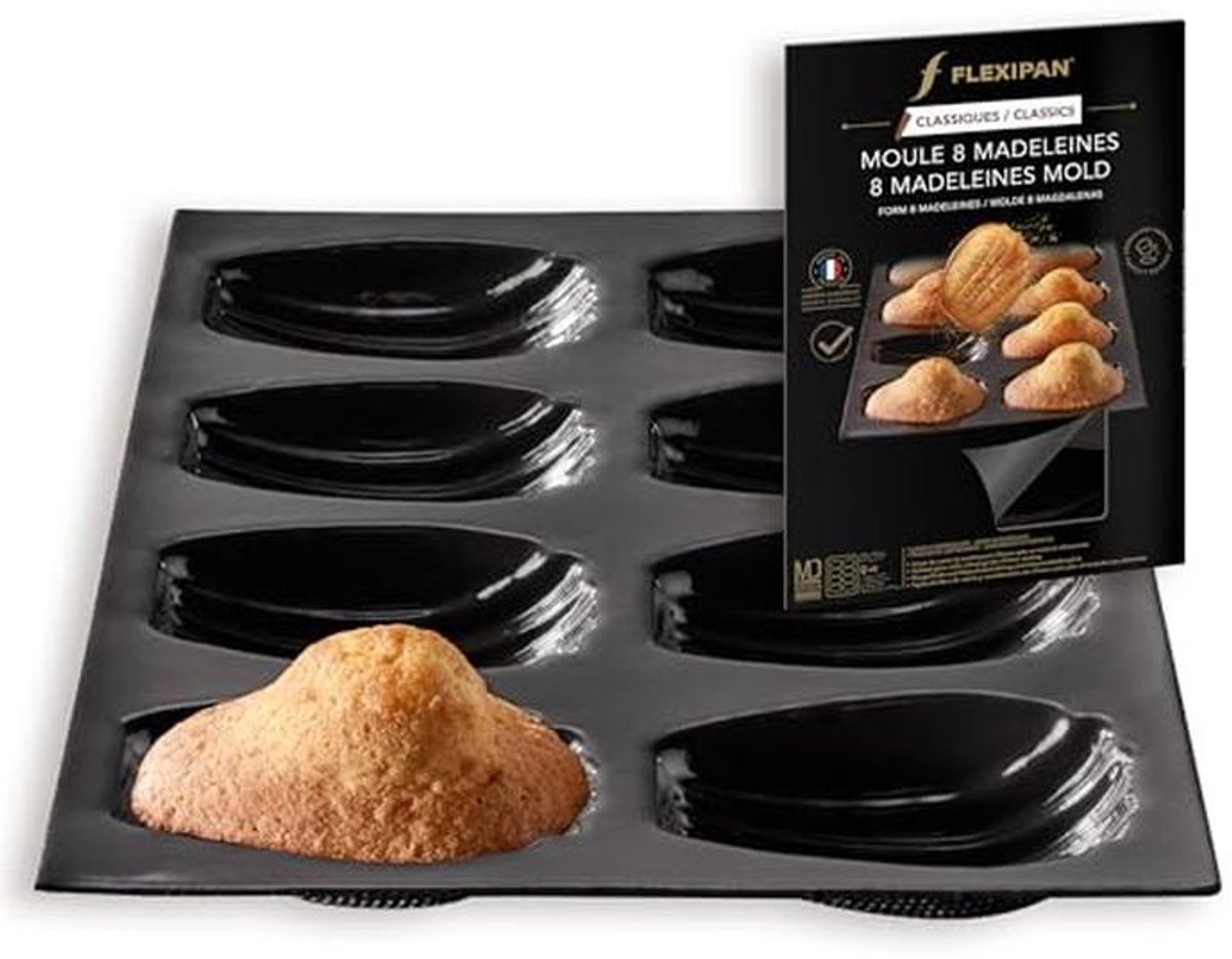 Maaldeines Mold voor 8 Stuks – Silicone Bakvorm voor Perfecte Madeleines