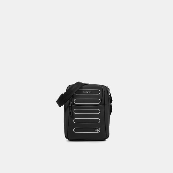 Hedgren RELAX M P sac bandoulière vertical avec protection RFID – Version M – Tissu recyclé déperlant - Noir