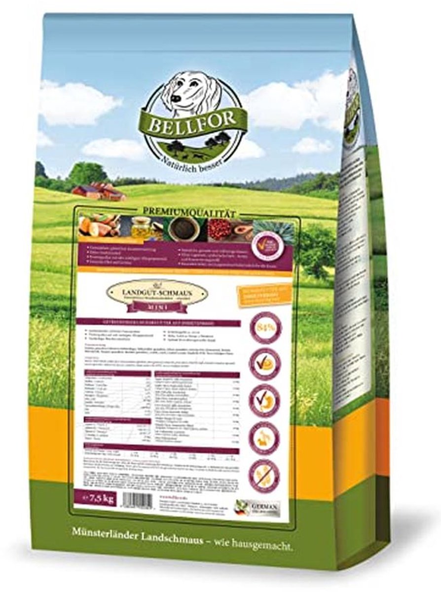 Hypoallergene graanvrije hondenvoeding met insectenproteïne voor kleine honden - 7,5 kg