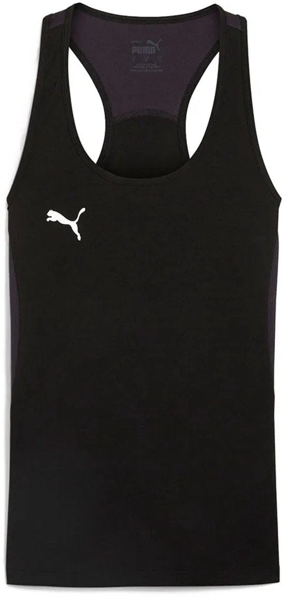 Puma Individual Mouwloos T-shirt XS Vrouw Zwart