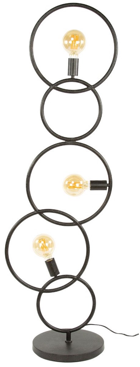 Fraaai - Hunter vloerlamp 3-lichts - artic zwart