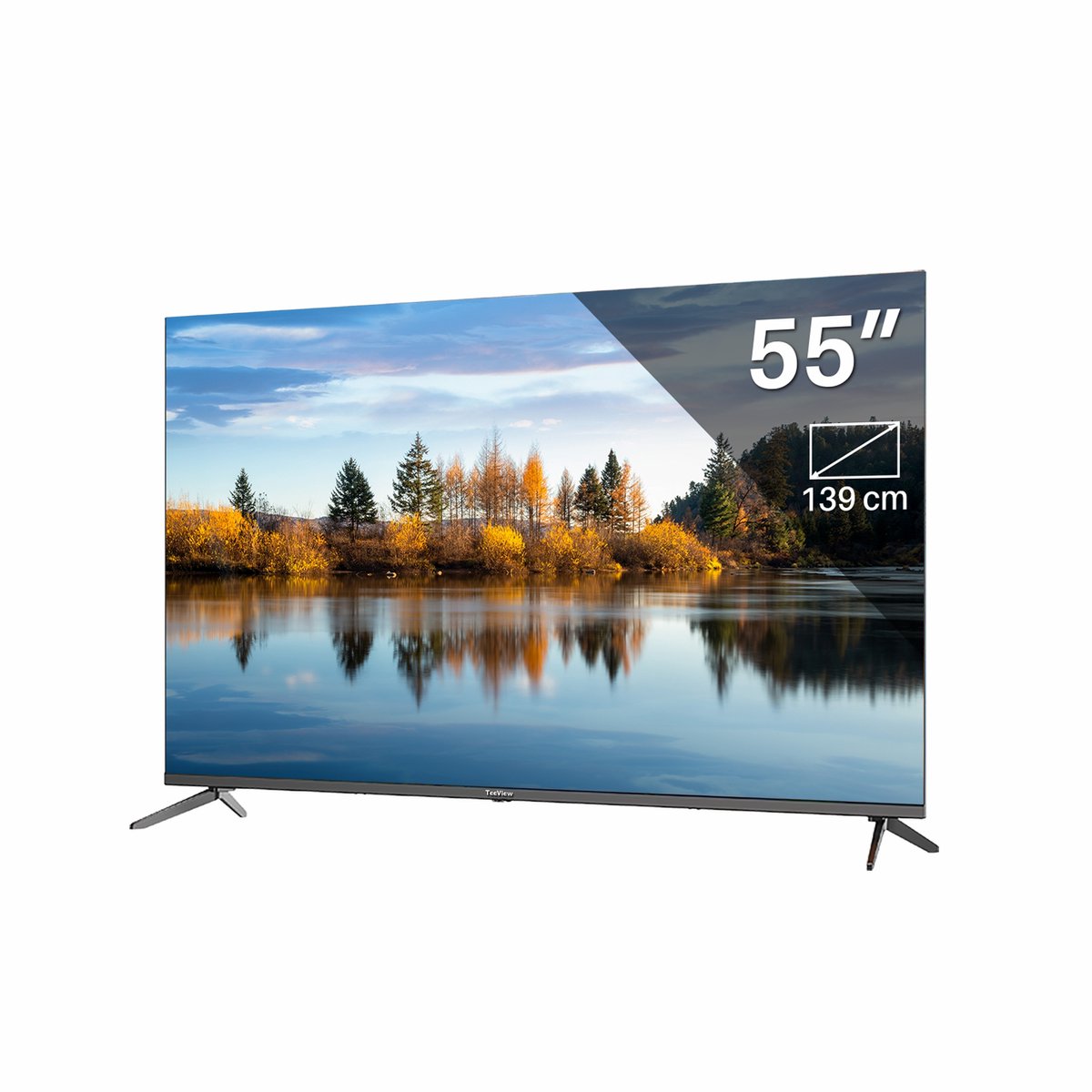 Google Smart TV | TeeView 55 inch 4K Ultra HD Google TV | - afbeelding 3