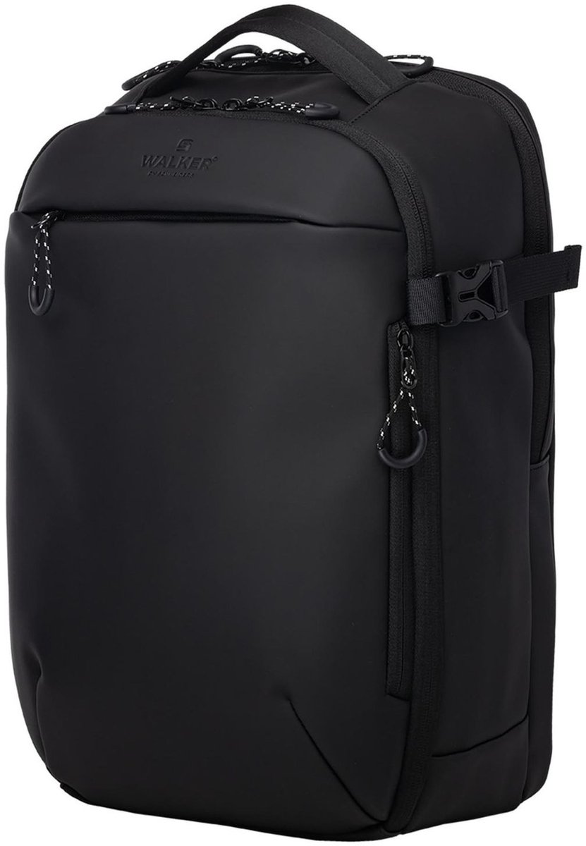 Walker laptop rugzak rugzak met laptopvak Concept 2.0 Element Backpack 29L Black zwart