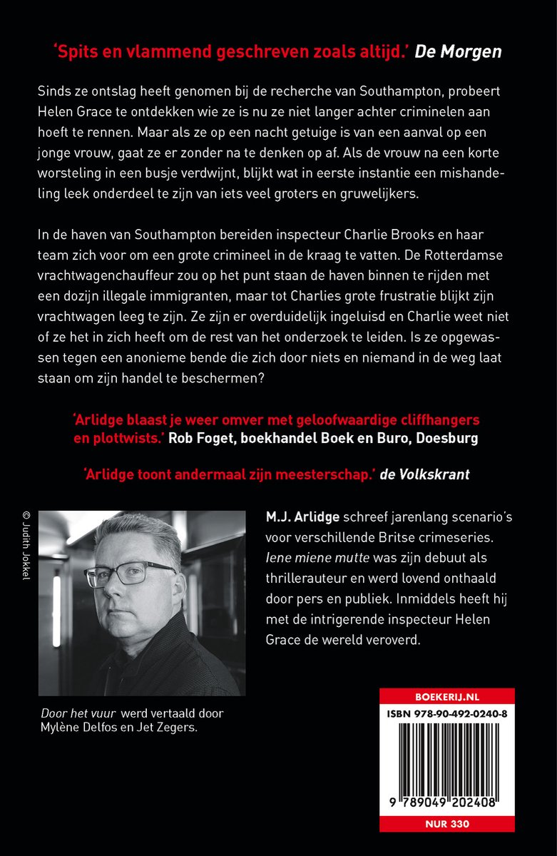 Helen Grace 13 - Door het vuur - back cover