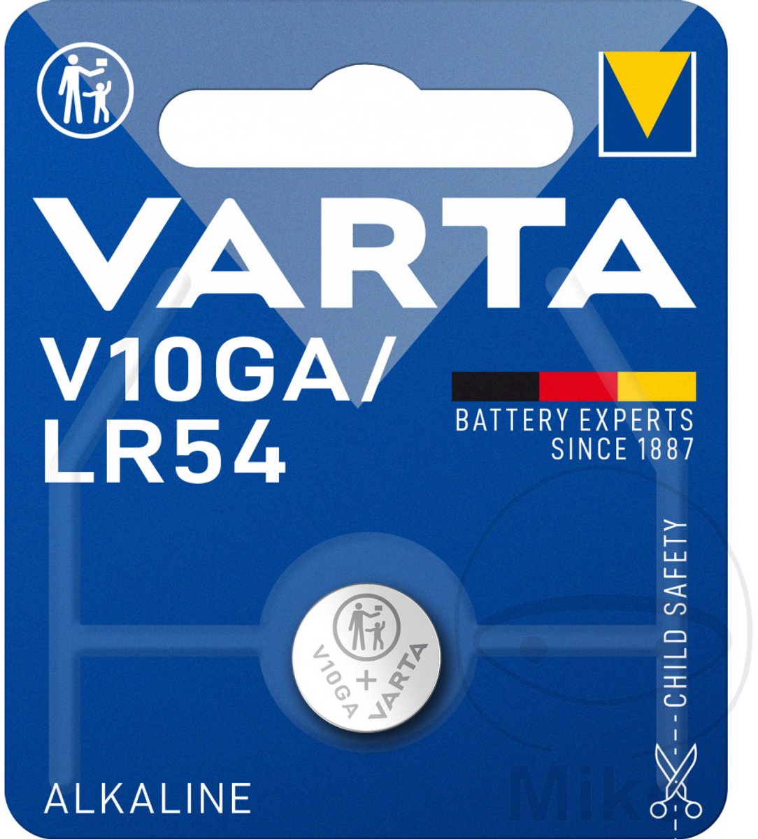 Varta Knoopcel Batterij - Lr54 - V10GA - High Energy Alkaline - 1,5 Volt