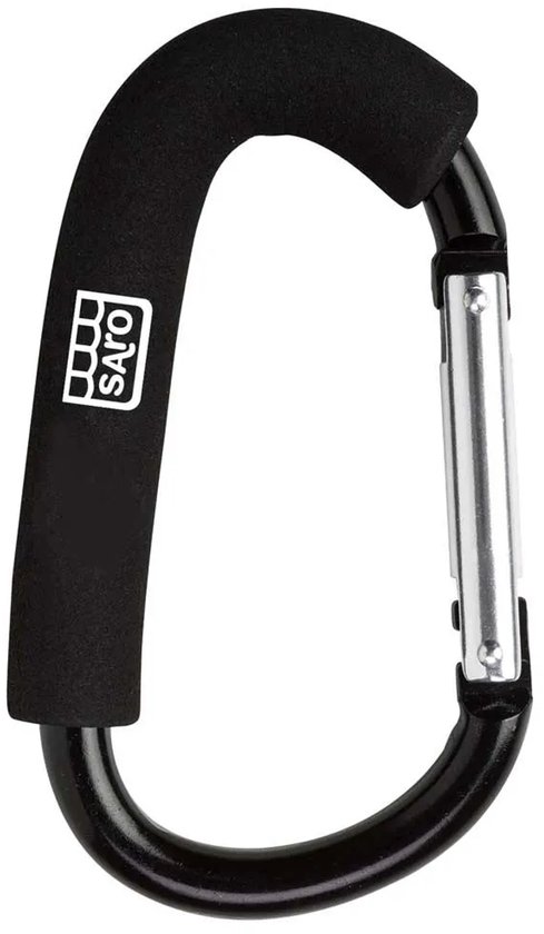 GTIWUNG 2 stuks haken voor kinderwagen, universele haken voor baby's, kinderwagen, karabijnhaak, grote maat, mummie clip, multifunctionele clip, winkelen karabijnhaken van aluminium