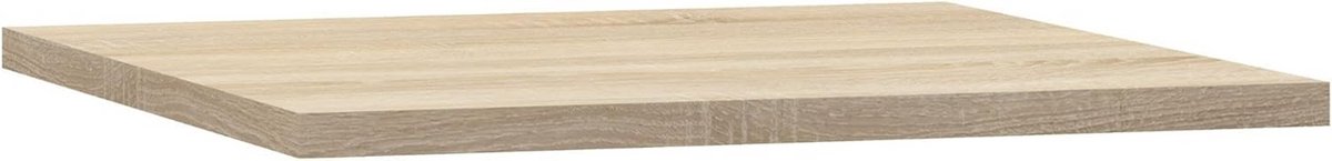 Keukenwerkplank 60x80 cm neutraal ABS omlijsting voor onderkasten