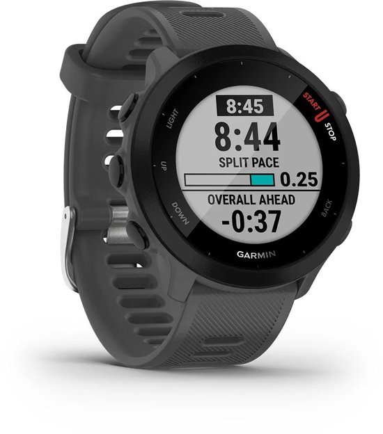 Garmin Forerunner 55 - Sporthorloge met GPS Tracker - Geschikt voor Hardlopen - 42mm - Monterra Grey