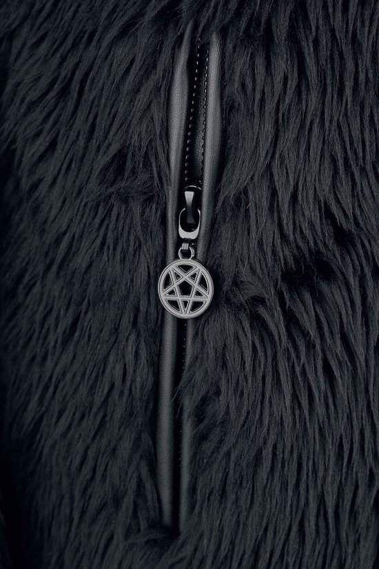 Gothicana veste de demi-saison noire avec boucles - Dames - L