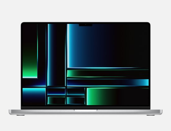 MacBook Pro 16" 2023 M2 Pro 3.49GHz 12 cores CPU 19 cores GPU 16GB 1TB SSD Silver QWERTY - Apple - Hoofdafbeelding