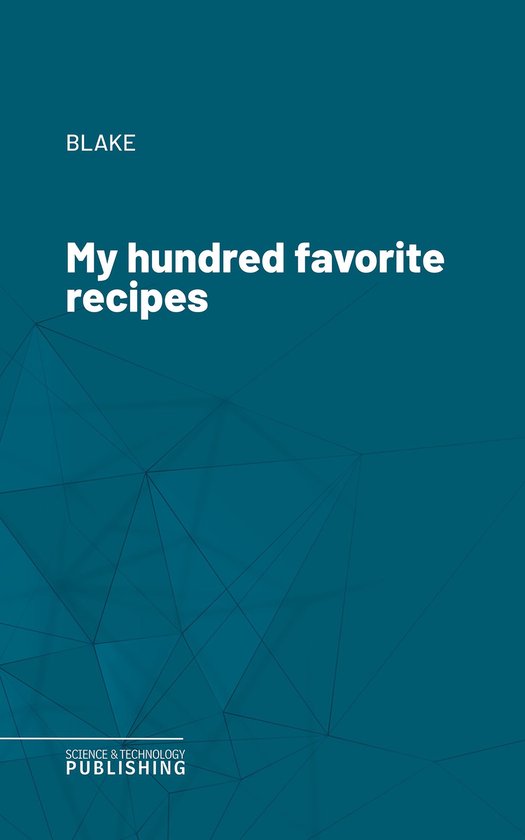 My hundred favorite recipes - cover