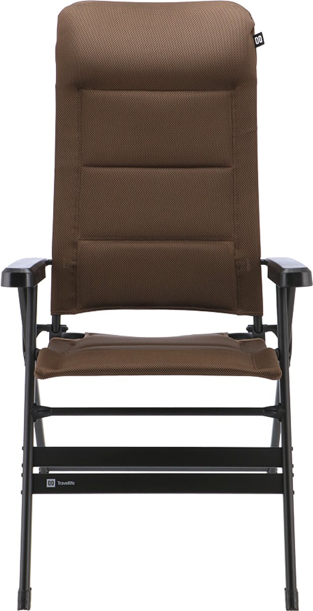 Travellife Barletta Standenstoel Comfort XL Bruin - Extra brede zitting - Rugleuning in 7 standen verstelbaar