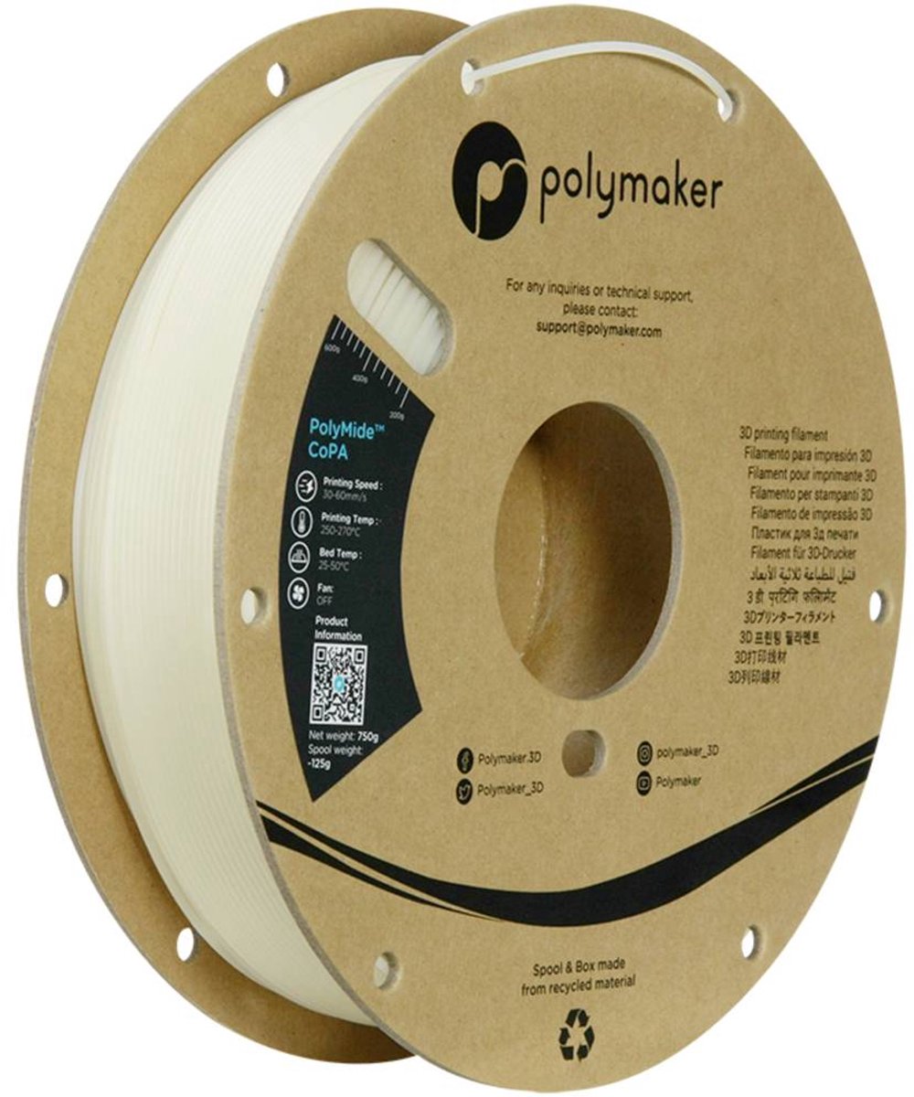 Polymaker PG05003 CoPA Filament PA-nylon Hittebestendig, Hoge treksterkte 1.75 mm 750 g Helder PolyMide™ 1 stuk(s)