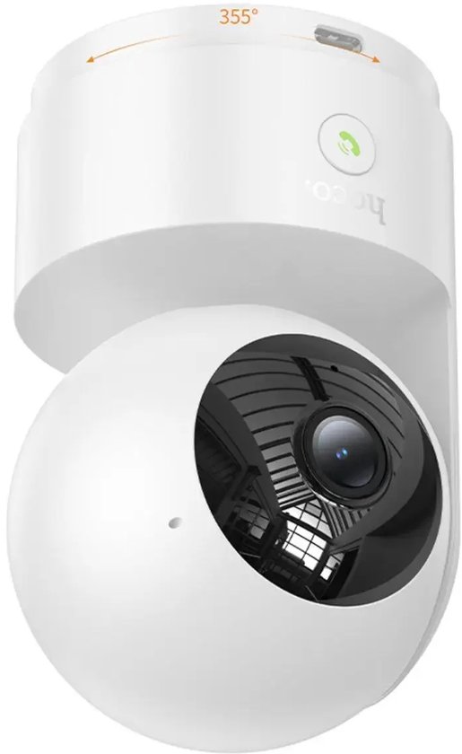 HOCO D8 Indoor Smart PTZ WiFi Camera - 3MP Full HD - IBRELIA™ — afbeelding 3