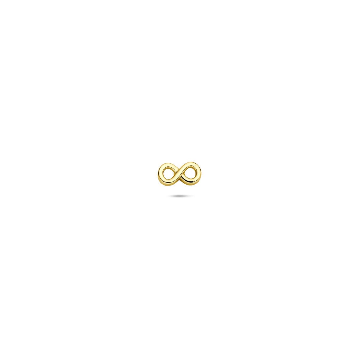 14K Geelgouden flat back piercing infinity 2,5 mm - 4034273
