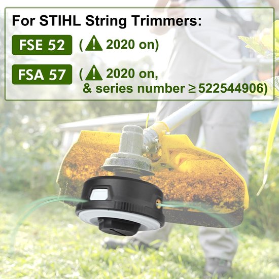 Compatibele Autocut C 3-2 Spoel - 2 stuks voor STIHL FSA57, FSE52 Accu- en Elektrische Trimmers van Merkloos	 — afbeelding 3