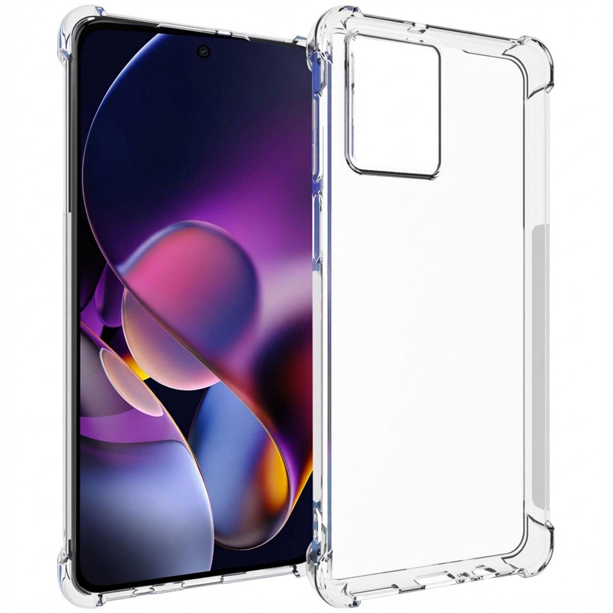 imoshion Hoesje - Geschikt voor Motorola Moto G54 - Shockproof Case - Transparant