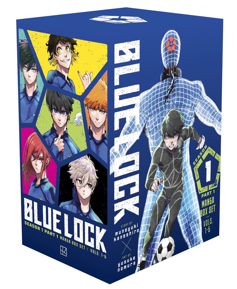 Omslag van Blue Lock Manga Box Set- Blue Lock Season 1 Part 1 Manga Box Set
