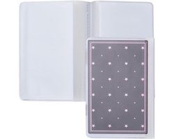 Nordivar - Portemonnee Plastic Kaarthouder Insert - PVC Vinyl - 6 Pagina's - Foto Creditcard - Sociale Zekerheid - Sleeve - Geschikt voor Verzekering Licentie ID Zakelijke - Transparant - 3 Stuks