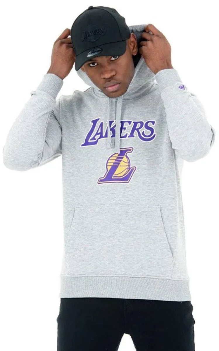 New Era Nba Regular Los Angeles Lakers Hoodie XS Man Grijs