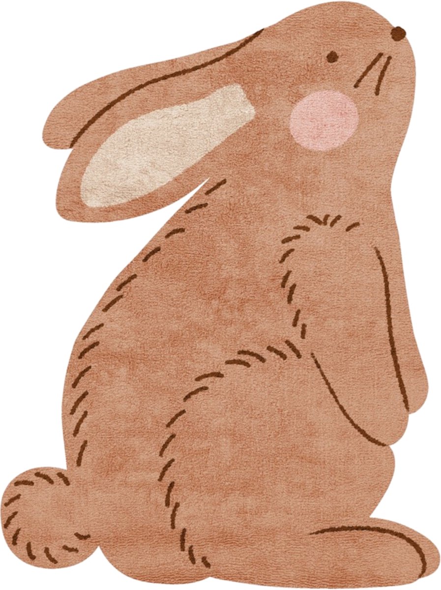 Tapis Petit kindervloerkleed Bunny (120x100 cm)